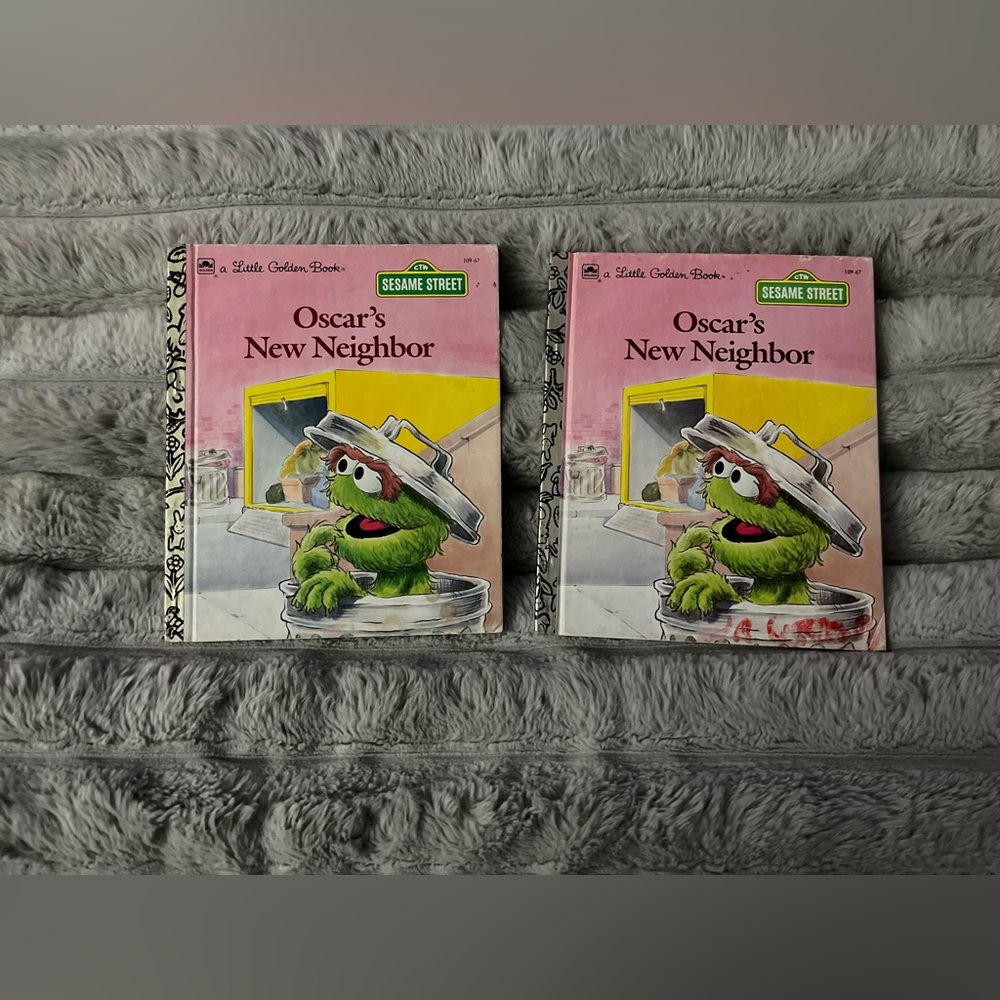 Sesame Street Oscar’s New Neighbor A Little Golden Book